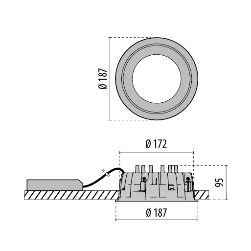 Tech Design DLSB185 LED OPAL COVER - 95 MM 1++